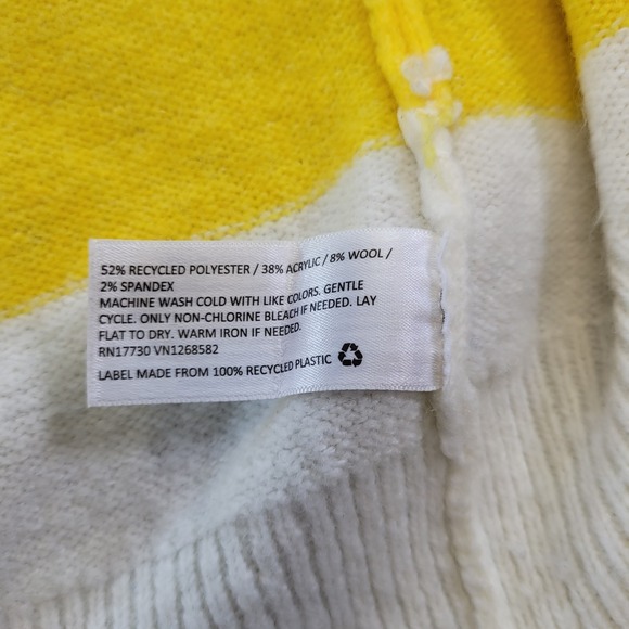 Lego X Target Brick Color Block Knit Striped Long Cardigan Sweater Womens Large - Picture 7 of 7